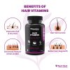 NutritJet Hair Vitamins With DHT Blocker, Biotin, Multivitamins for Hair Growth & Hair fall Control For Women & Men - 60 Veg Tablets - Image 5